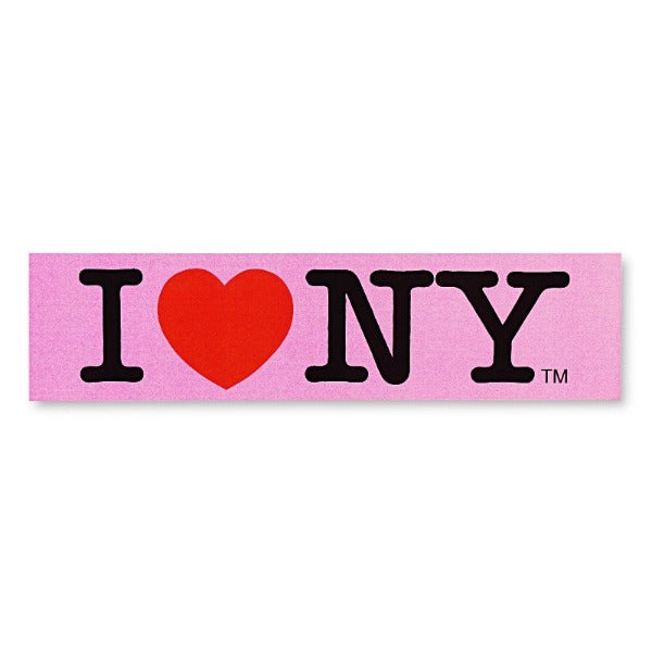 6x1.5in Bumper Sticker "I Love NY" New York Sticker (3 colors)