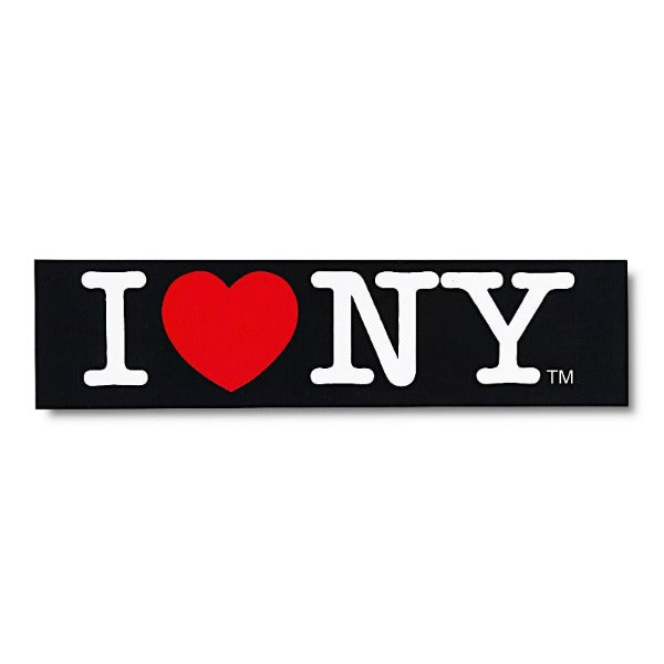 6x1.5in Bumper Sticker "I Love NY" New York Sticker (3 colors)
