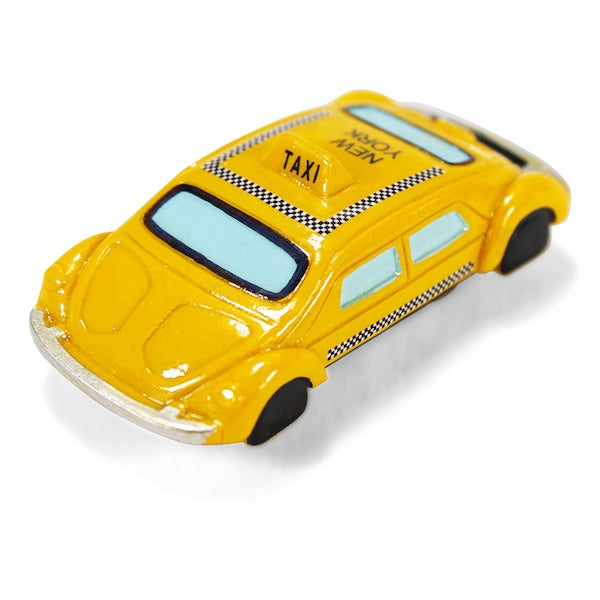 Retro Future NYC Taxi Poly-Resin Magnet