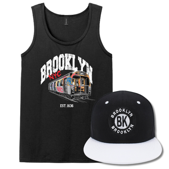 Gutted Metro Brooklyn Tank Top & Snapback Hat Combo | Brooklyn Apparel