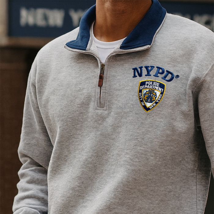 NYPD 3/4 Zip Pullover (2 Colors)