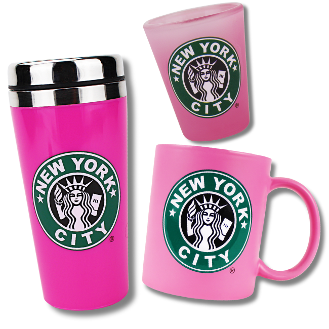 New York Starbucks Cup Bundle | 3-piece NYC Starbucks Mug Gift Set