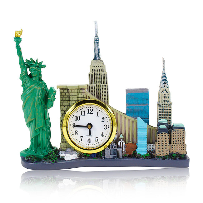 Statue of Liberty Monuments New York Clock