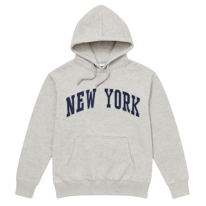 New York Jersey Appliqué Hoodie (2 Colors)