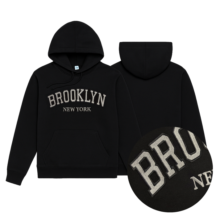 Brooklyn Reflective Appliqué Hoodies