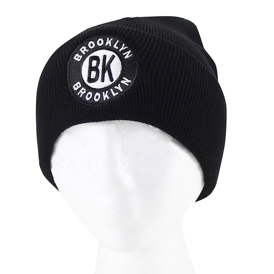 Embroidered "BK" Seal Brooklyn Beanies (3 Shades)