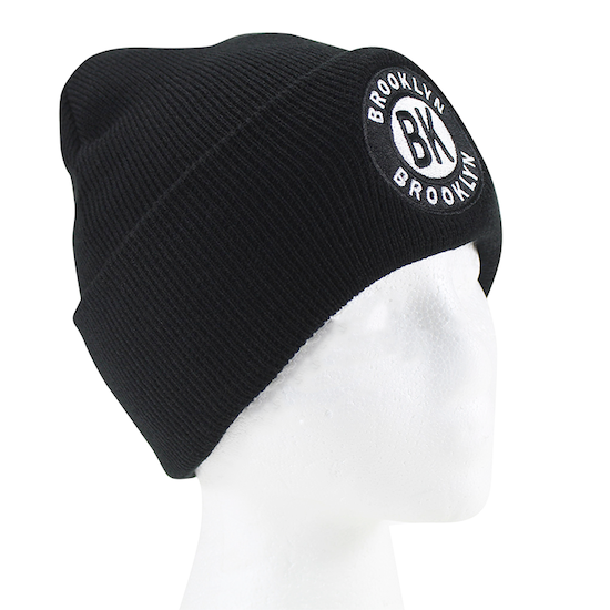 Embroidered "BK" Seal Brooklyn Beanies (3 Shades)