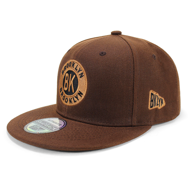 Brown Snapback Brooklyn Hat
