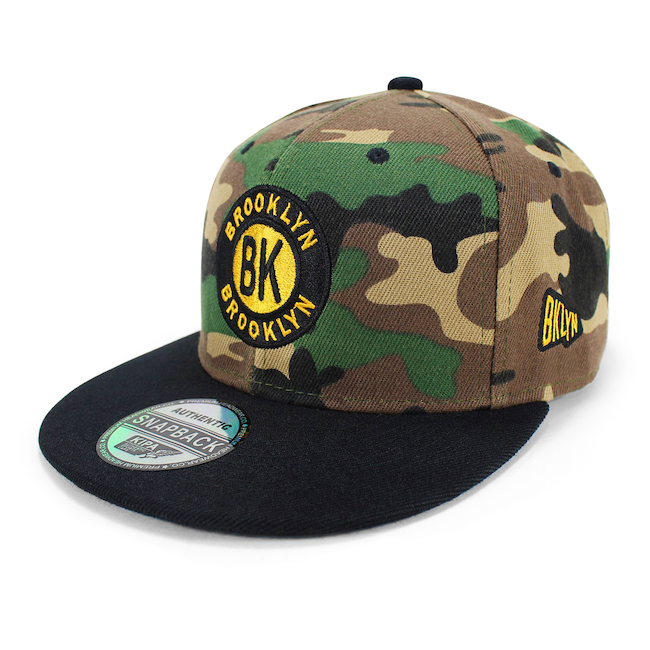 Camouflage Snapback Brooklyn Hat