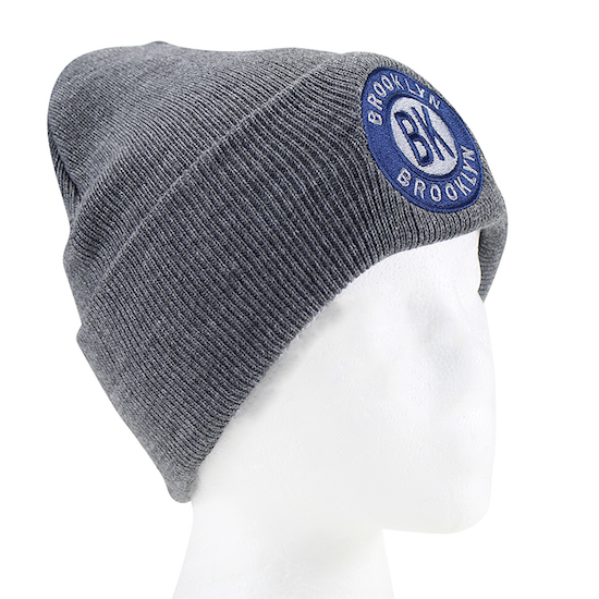 Embroidered "BK" Seal Brooklyn Beanies (3 Shades)