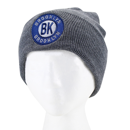 Embroidered "BK" Seal Brooklyn Beanies (3 Shades)