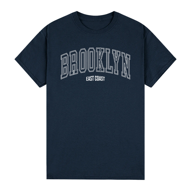 East Coast Fine Line Brooklyn T Shirt (S-3XL)[2 Colors]