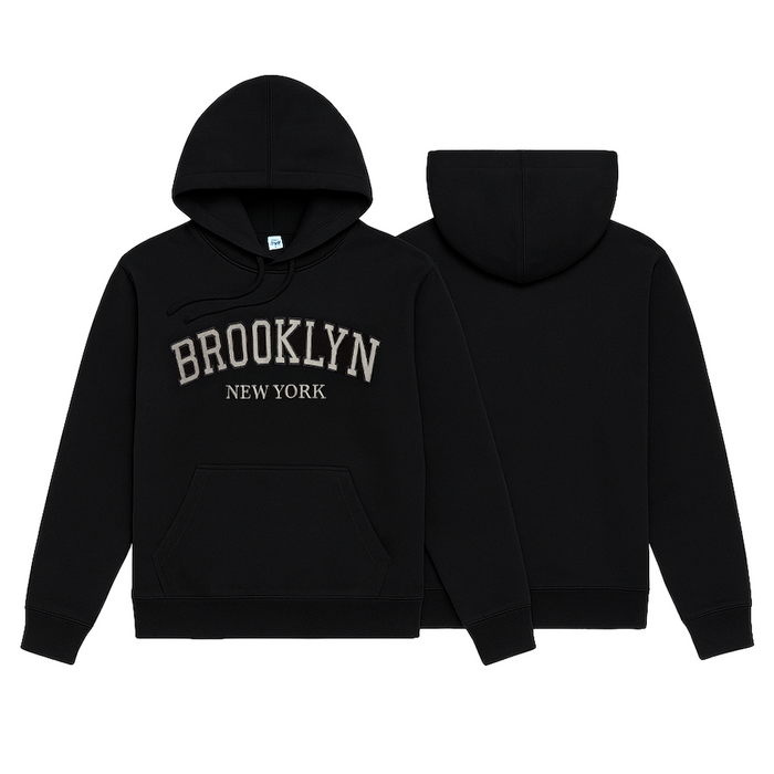 Brooklyn Premium Appliqué Hoodies (4 Colorways) - Reflective Applique