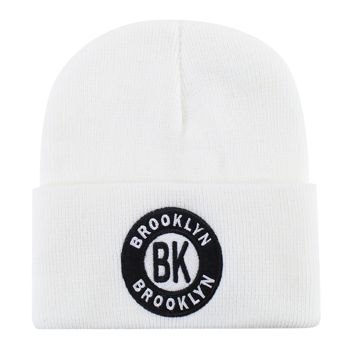 Embroidered "BK" Seal Brooklyn Beanies (3 Shades)