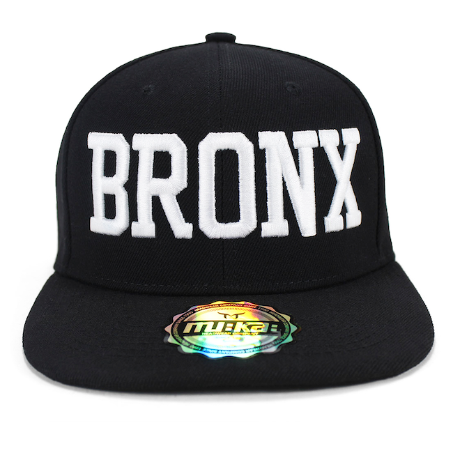 Result Unisex Bronx Original Flat Peak Snapback Cap – Solid Navy Blue, One Size Fits Most, 100% Acrylic