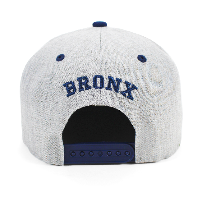 Grey BRONX Snapback Flat Hat (4 Colors)