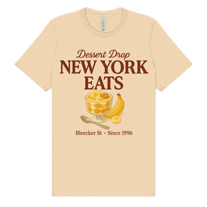 NY Eats: Dessert Drop Banana Pudding Graphic Tee – Soft Cream