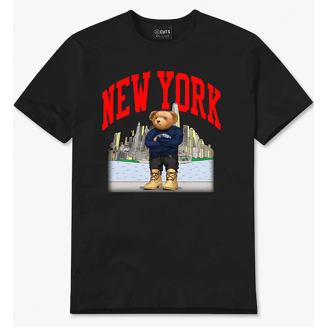 Baller Teddy New York T Shirt (2 Colors)