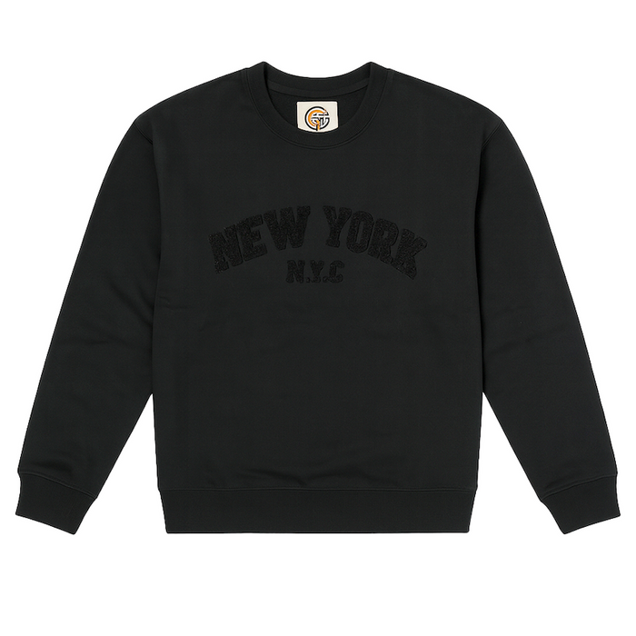 NEW YORK CITY Chenille Appliqué Crewneck (3 Colors)
