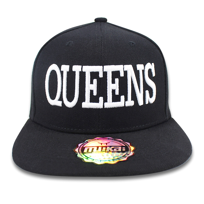 Classic QUEENS Snapback Hat | Queens Flat Cap (2 Colors)