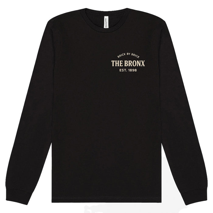 The Bronx: EST. 1898 "The Boogie Down" Architecture Black Long Sleeve