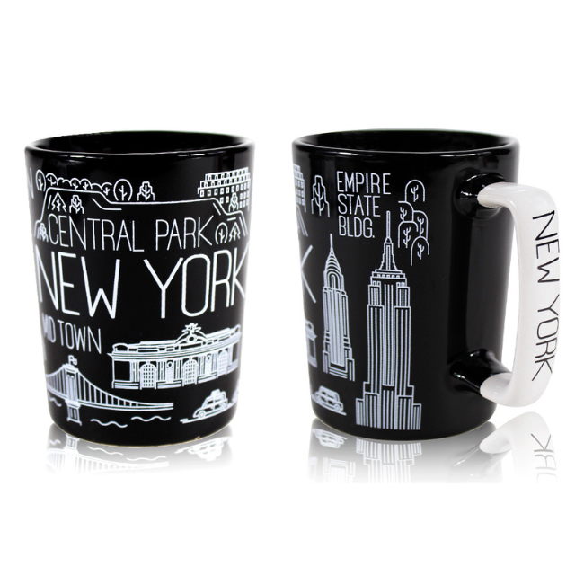5oz Staple Icons of New York Cappuccino Mug (5 Colors)