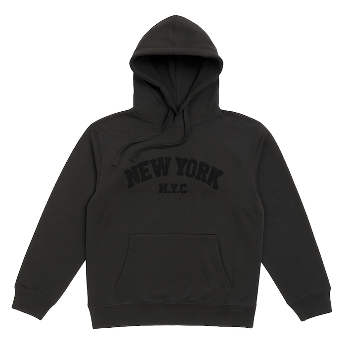 NEW YORK CITY Chenille Appliqué Hoodie (4 Colors)