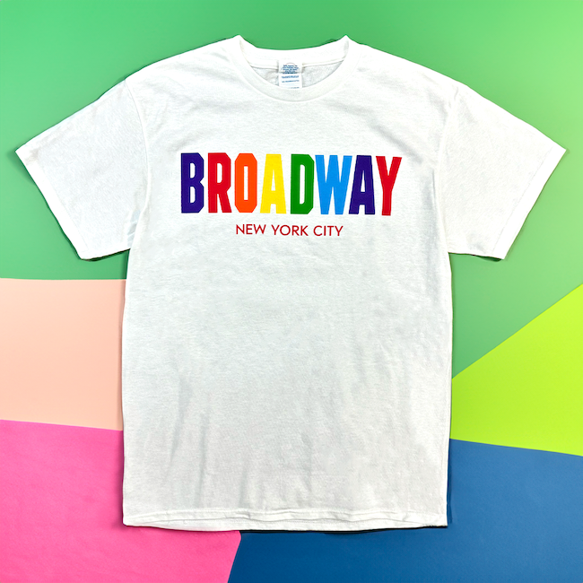 Colors of Broadway Shirt | NYC Broadway T Shirt