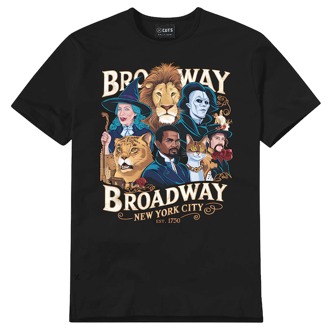 New York City Broadway Musicals T Shirt (6 Sizes)