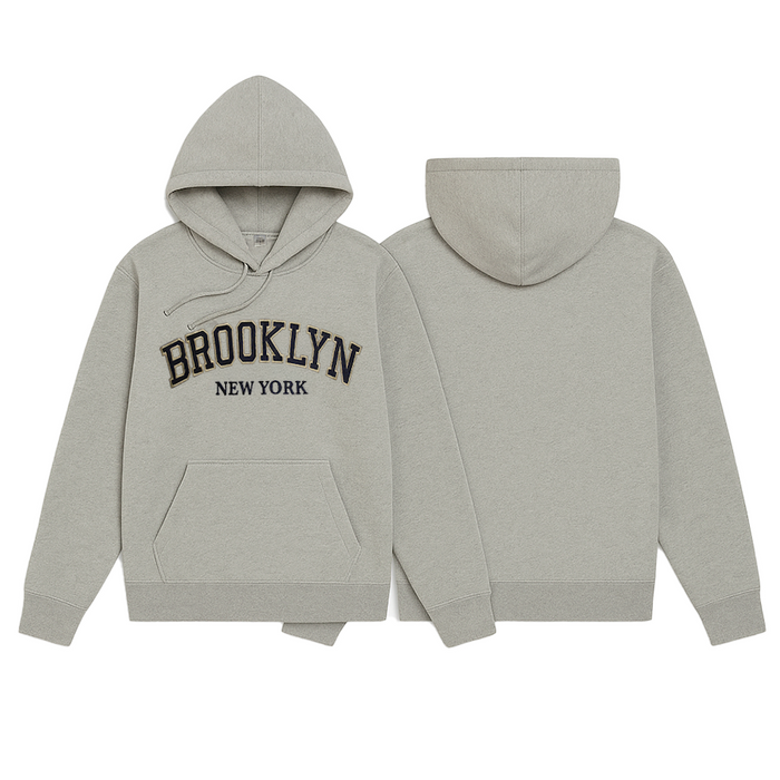 Brooklyn Premium Appliqué Hoodies (4 Colorways) - Reflective Applique