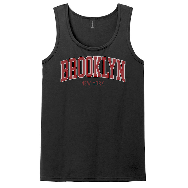 Classic College Red Brooklyn Tank Top (3 Colors) | Brooklyn Shirt