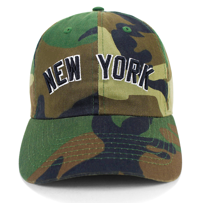Classic Camoflauge "New York" Hat | NYC Hat