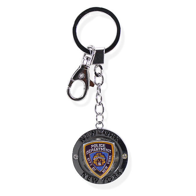 Full Metal Spinner NYPD Keychain | NYPD Merch