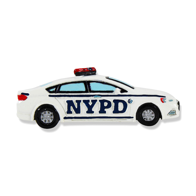 Resin Ceramic NYPD Patrol Car Magnet