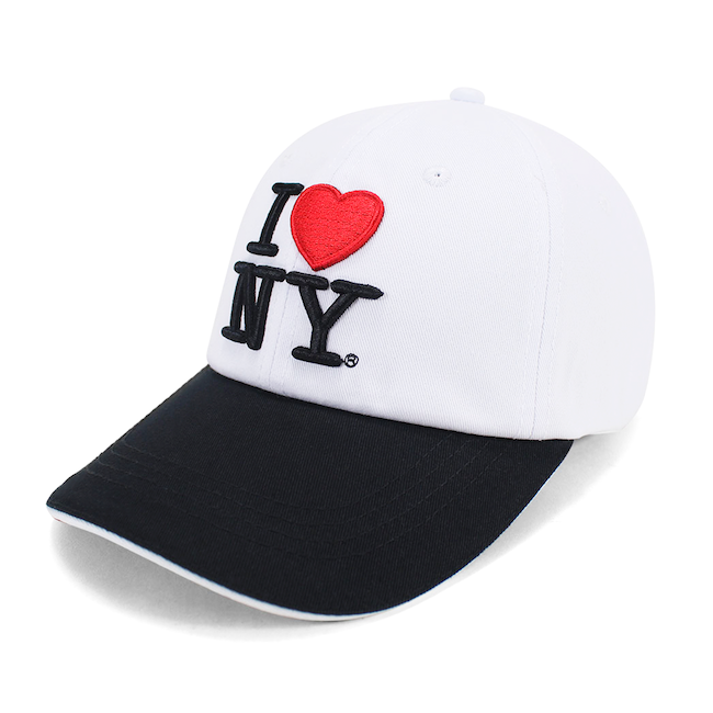 Official Embroidered Two-Tone I Love NY Cap | Buckle Adjustable