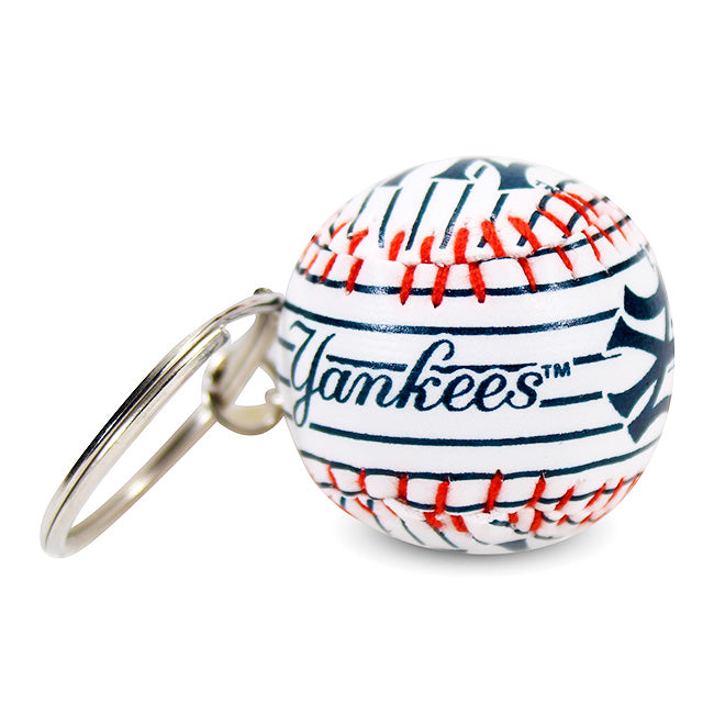Miniature New York Yankees Baseball Keychain | Official Yankees Gear