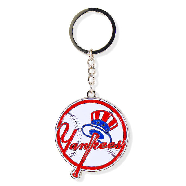 City Merchandise Spinner New York Yankees Keychain Team Insignia | Official Yankees Gear 