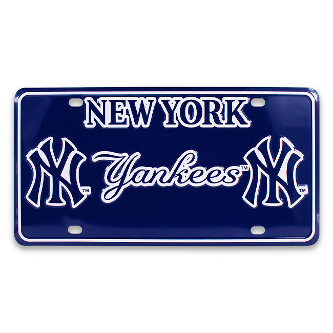 Official New York Yankees License Plate Team Insignia | Yankees Wall Decor