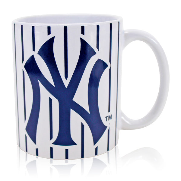 NY Yankees Marbleized 16oz Jumbo Mug