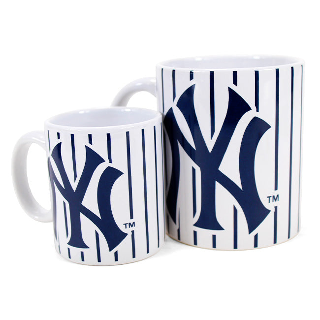NY Yankees Marbleized 16oz Jumbo Mug