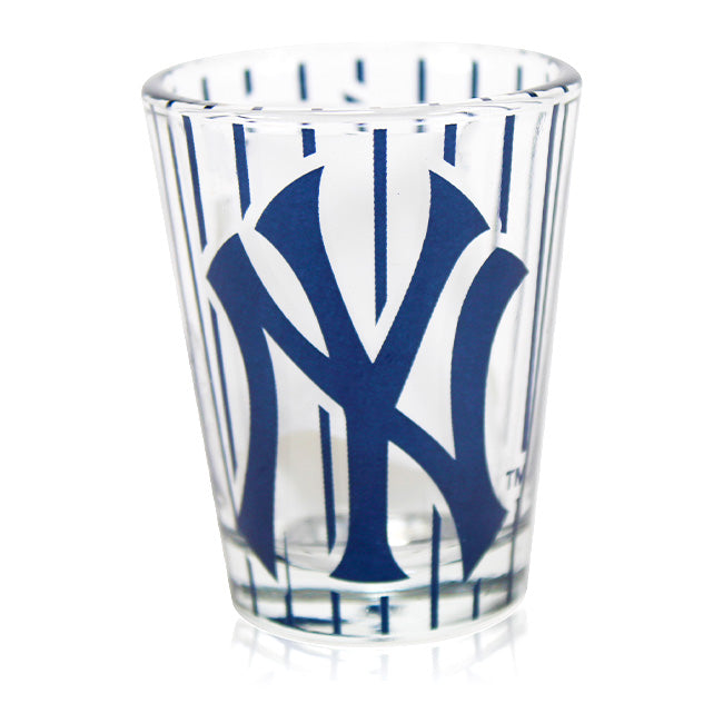 Clear New York Yankees Shot Glass | Official Yankees Merchandise