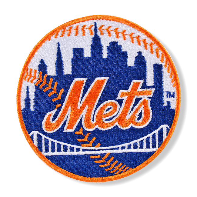 Official New York Mets Embroidered Patch (Mets Logo)