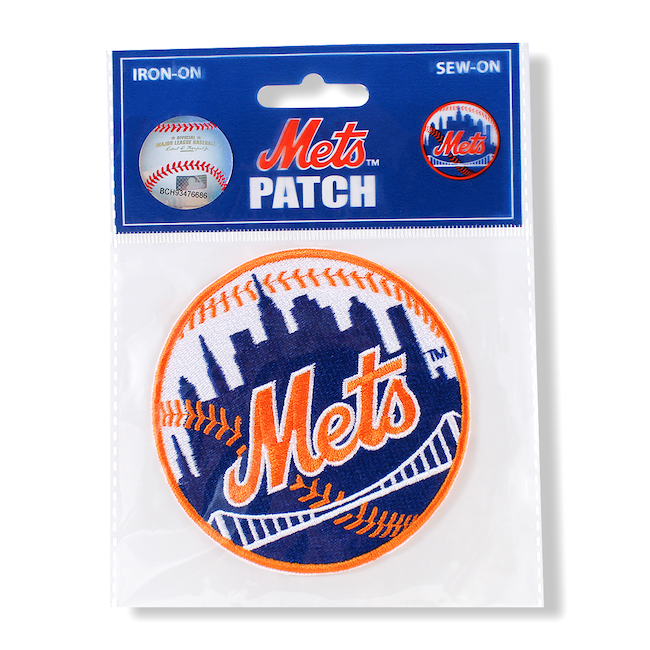 Official New York Mets Embroidered Patch (Mets Logo)