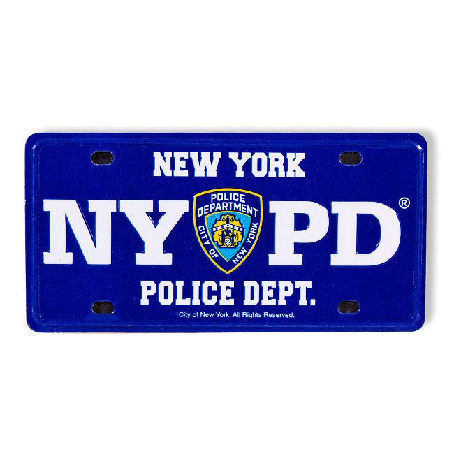 NYPD Plate Magnet Magnet (2 Colors)