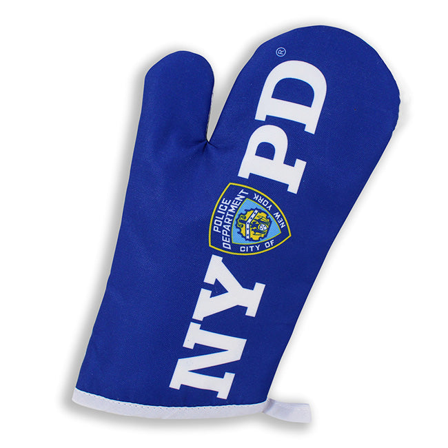 Official Full Blue NYPD Oven Mitten