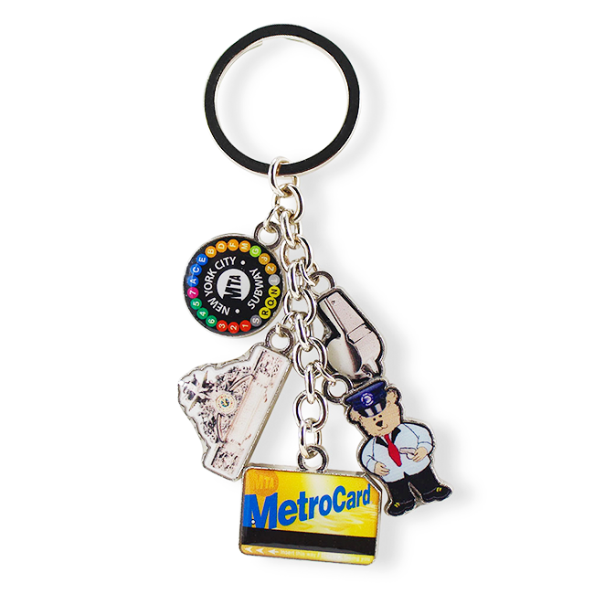 Metro Card MTA Charms Keychain | Official MTA Merch