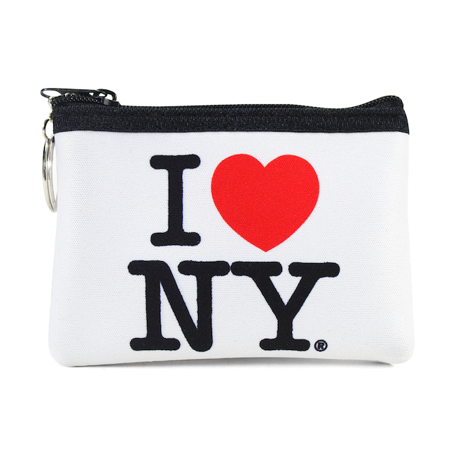 Soft-Touch Fabric Official I Love NY Coin Purse (2 Colors)