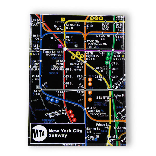 Official MTA Map Vinyl Magnet | MTA Gift Shop