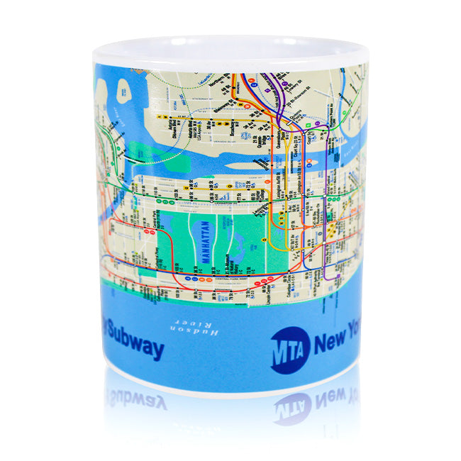 Official MTA Merch New York City Subway Coffee Mug (2 Sizes)