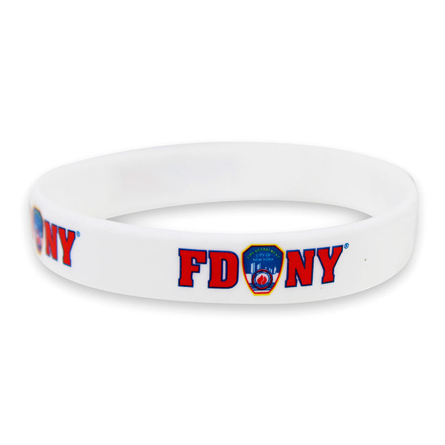 Official Red FDNY Rubber Bracelet (2 Colors)